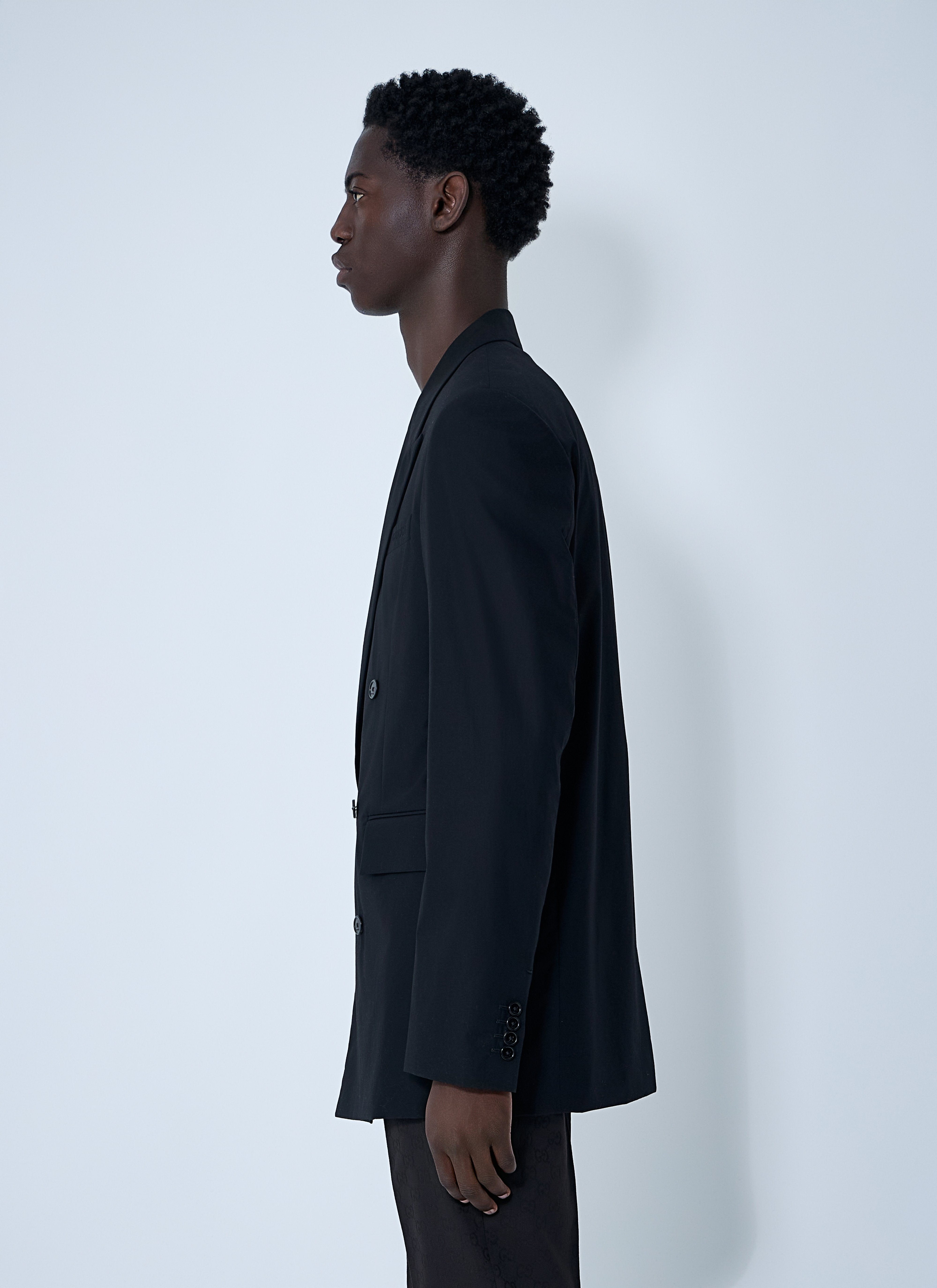 Gucci Men Double-Breasted Blazer - 3