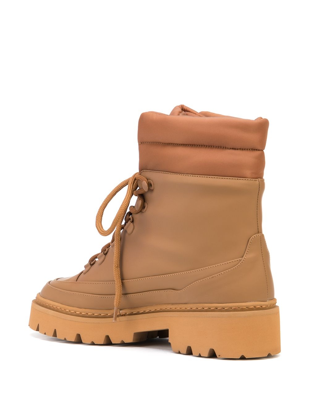 lace-up cargo ankle boots - 3