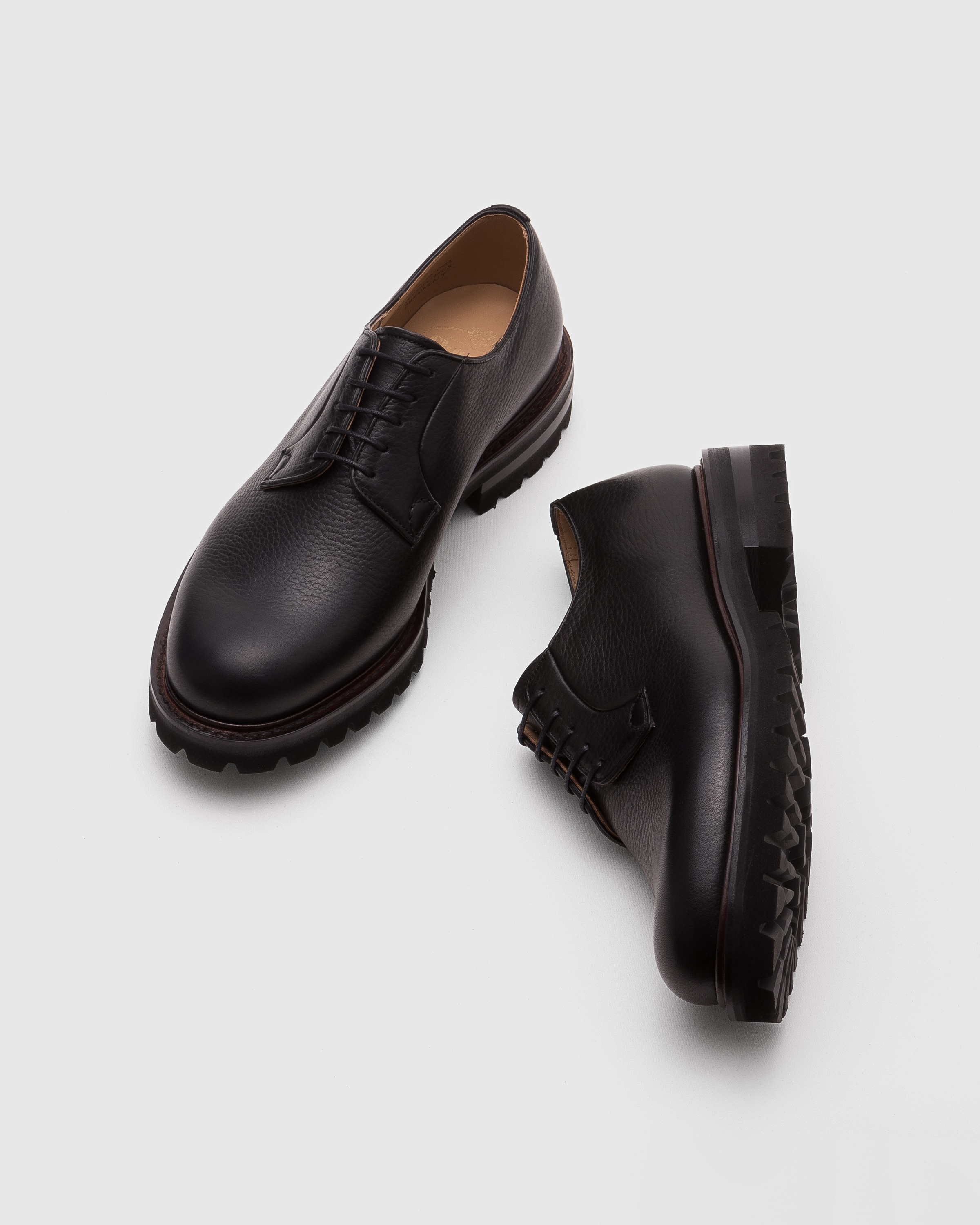 Soft Grain Calf Leather Derby - 2