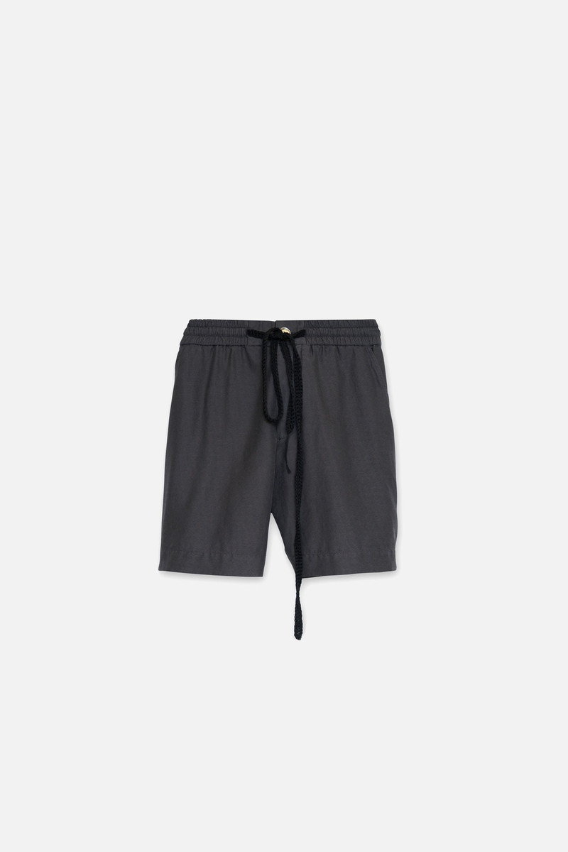 JAQUARD SILK DRAWSTRING SHORT 1