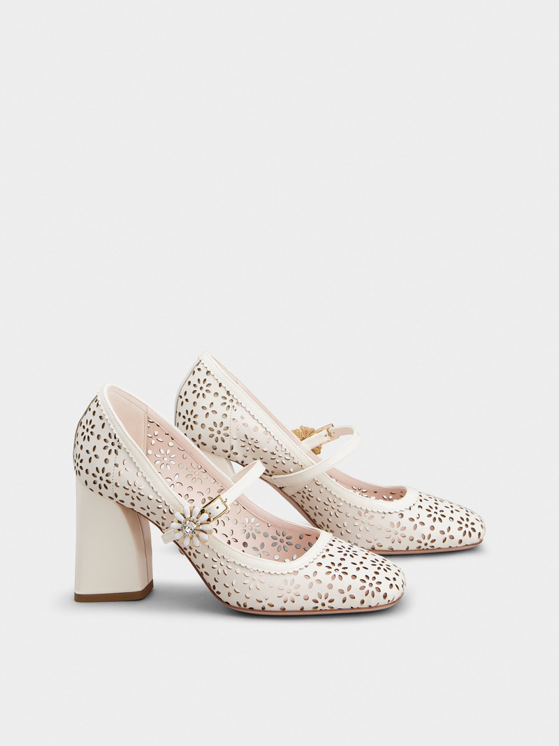 Très Vivier Mary Jane Pumps in leather 2