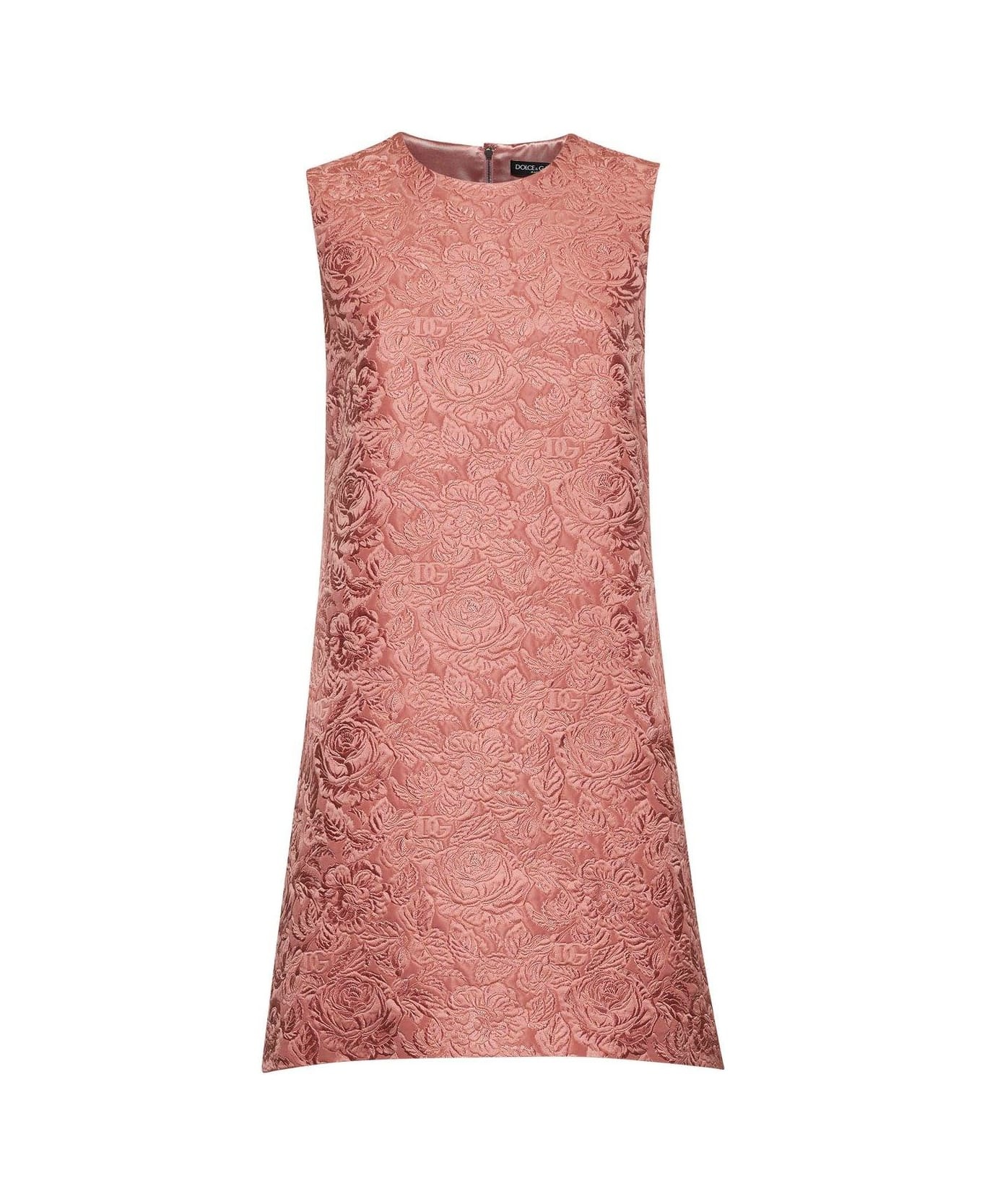 Dolce & Gabbana A-line Floral Jacquard Mini Dress | italist