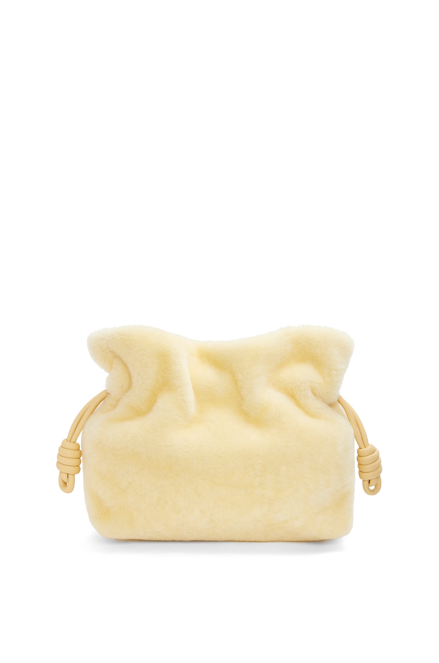 Flamenco clutch in shearling - 1