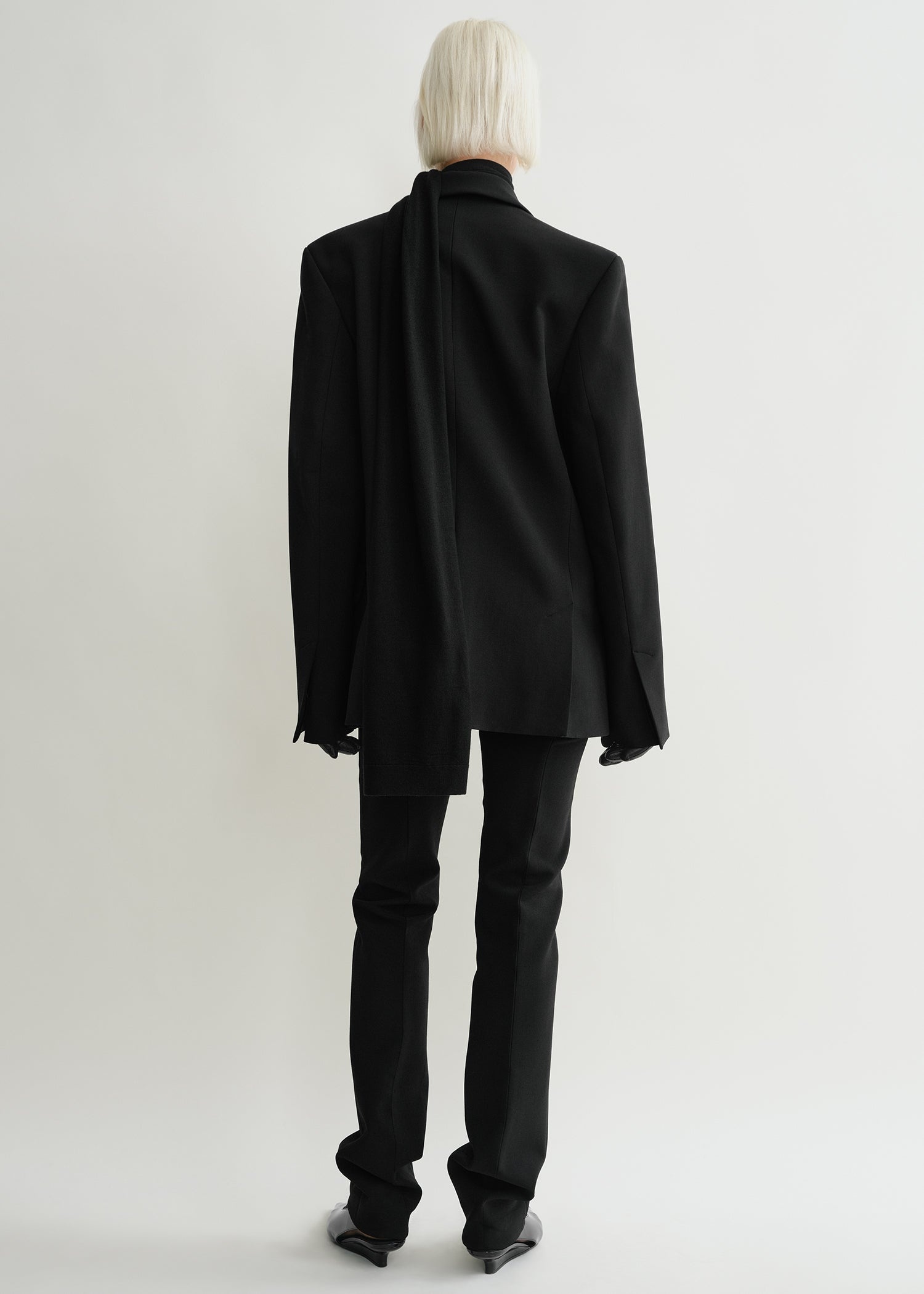 Straight blazer black - 4