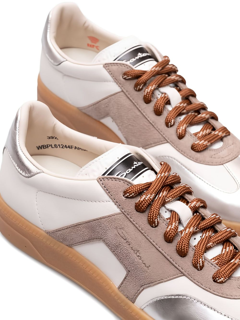 DBS Oly metallic leather  sneakers - 4