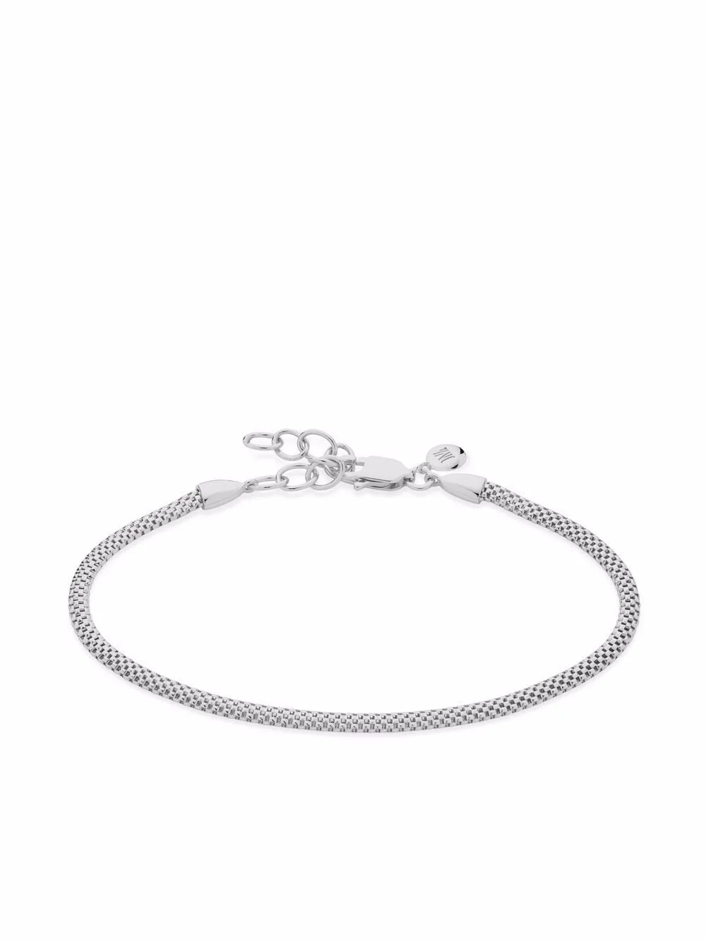 Heirloom woven fine chain bracelet - 1