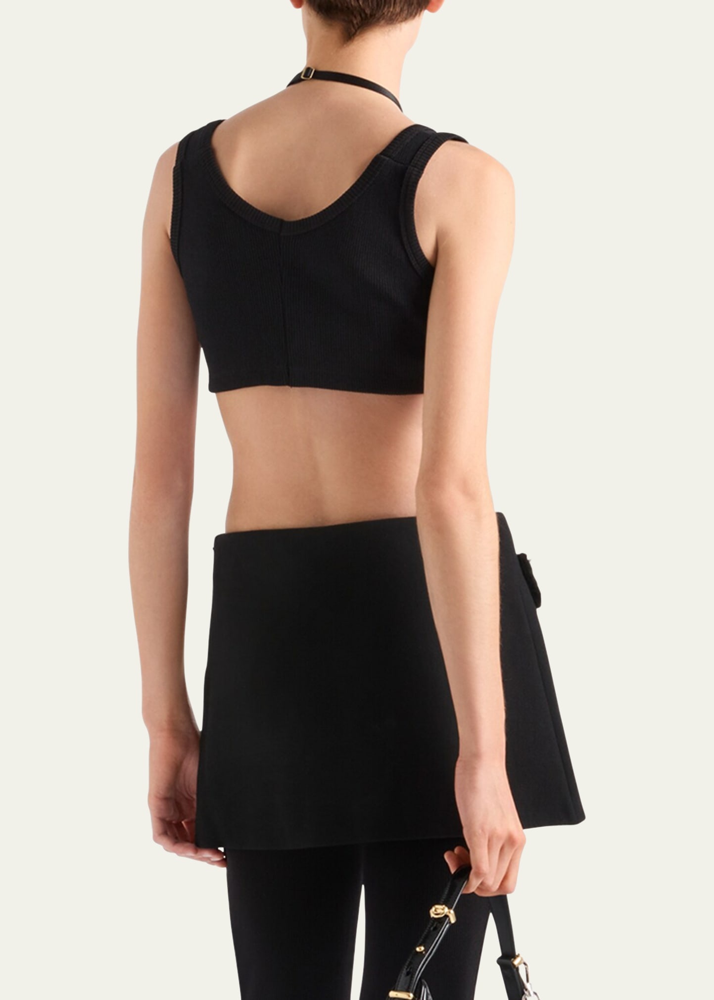 Jersey Cropped Tank Top - 3