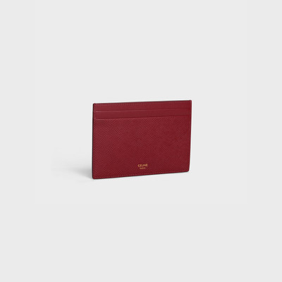 CELINE MULTIFUNCTION CARD HOLDER IN GRAINED CALFSKIN outlook