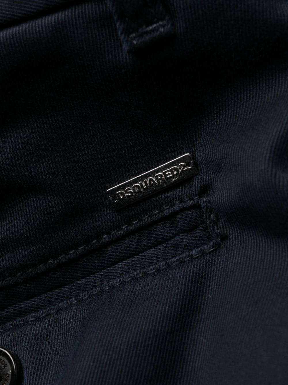 slim-cut cargo trousers - 7