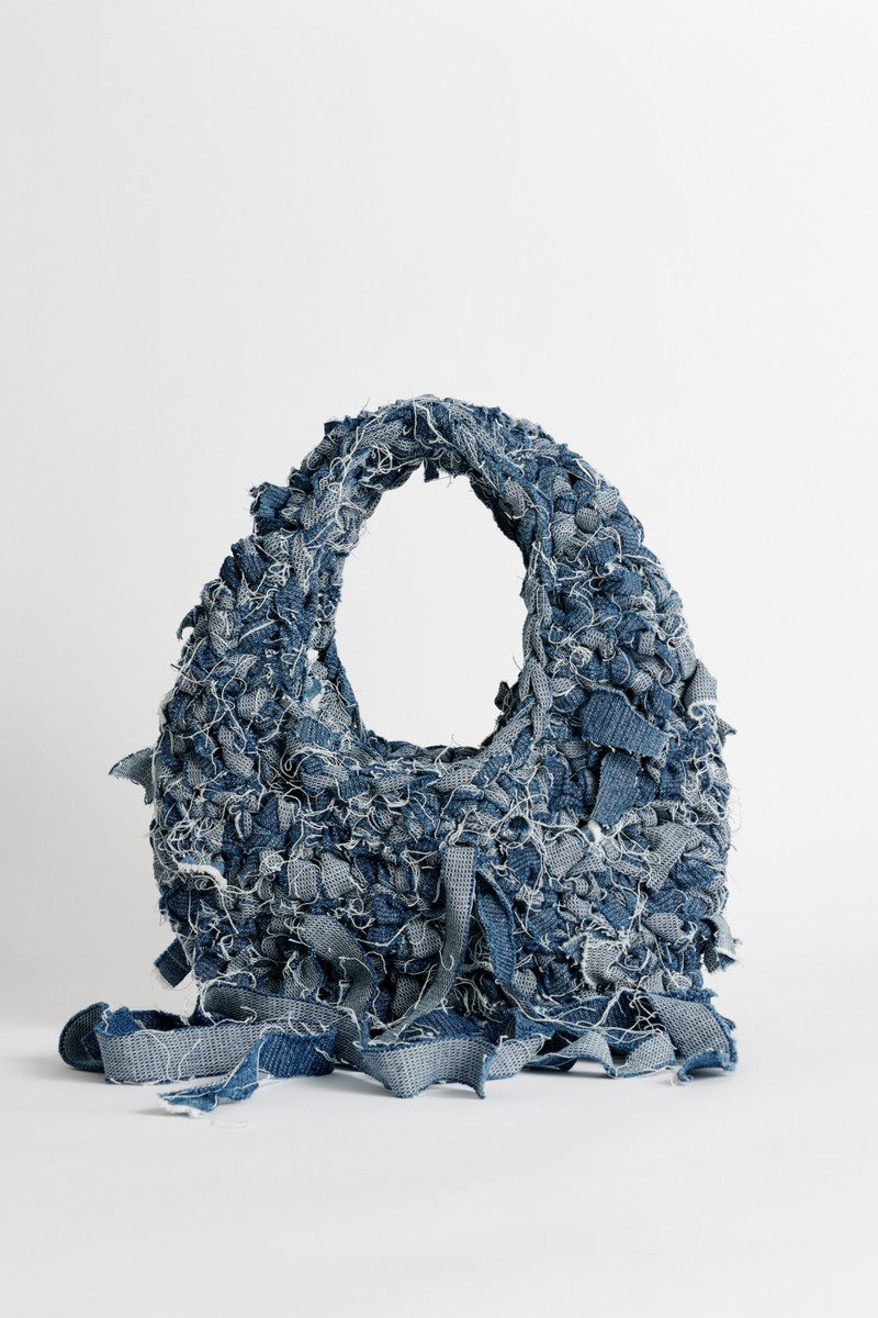 Crochet Bag Dream Blue Chain Twill 1