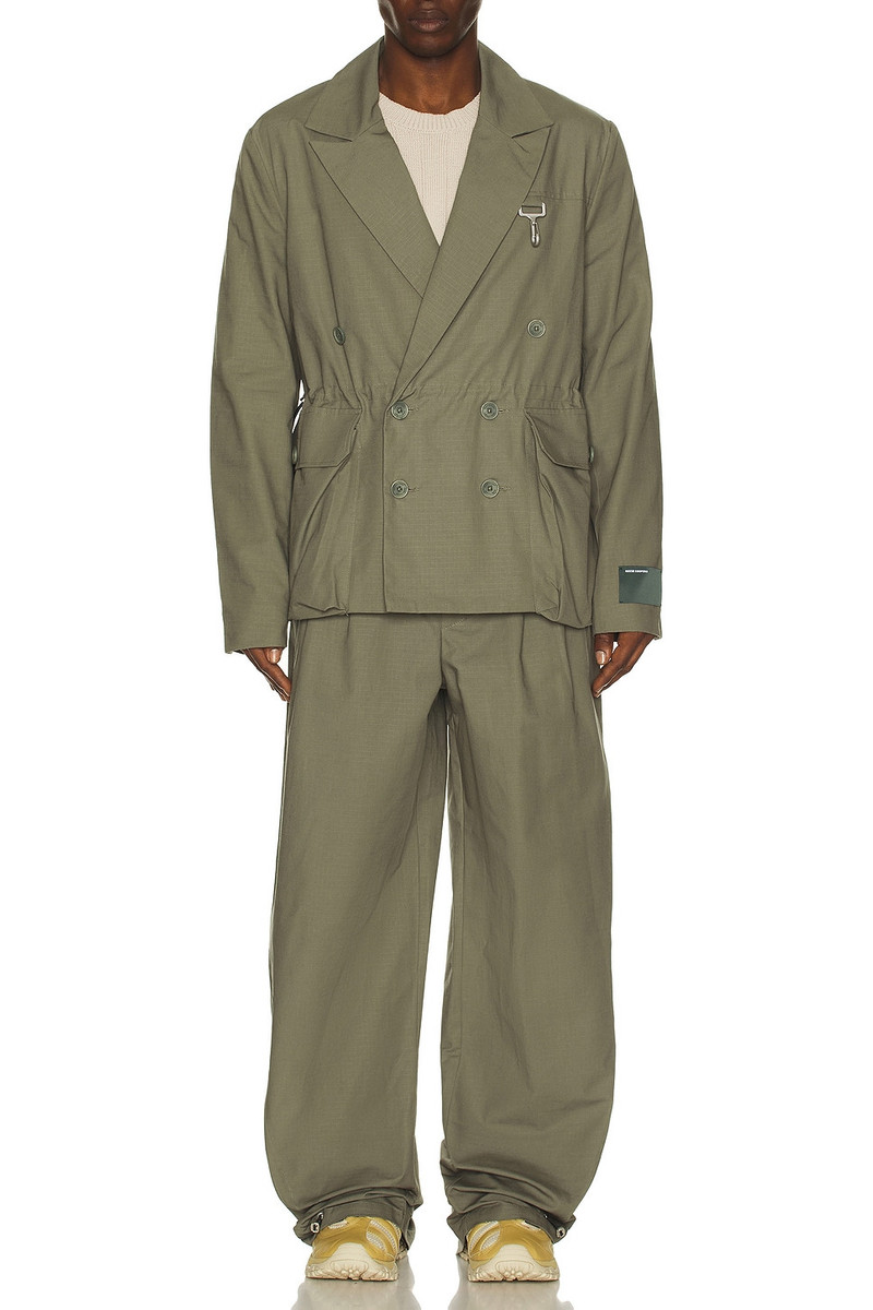 Cotton Ripstop Pleated Trouser 4