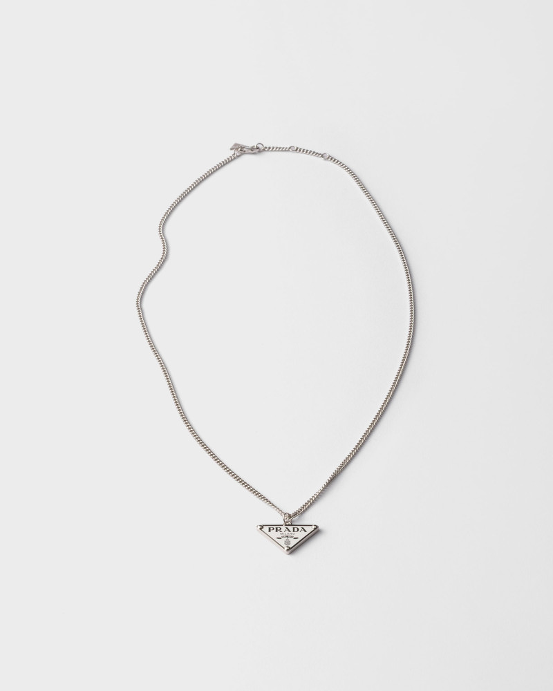Enameled metal necklace 1