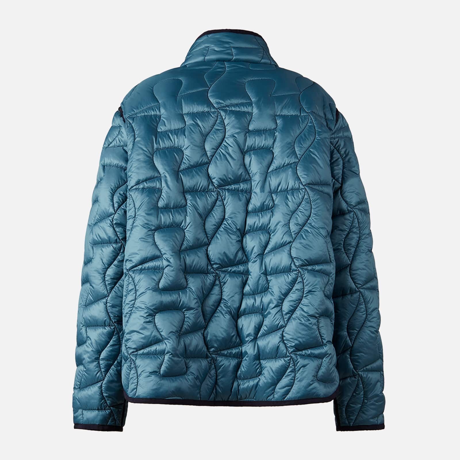 Quilted Bomber Jacket Sky Blue - 2
