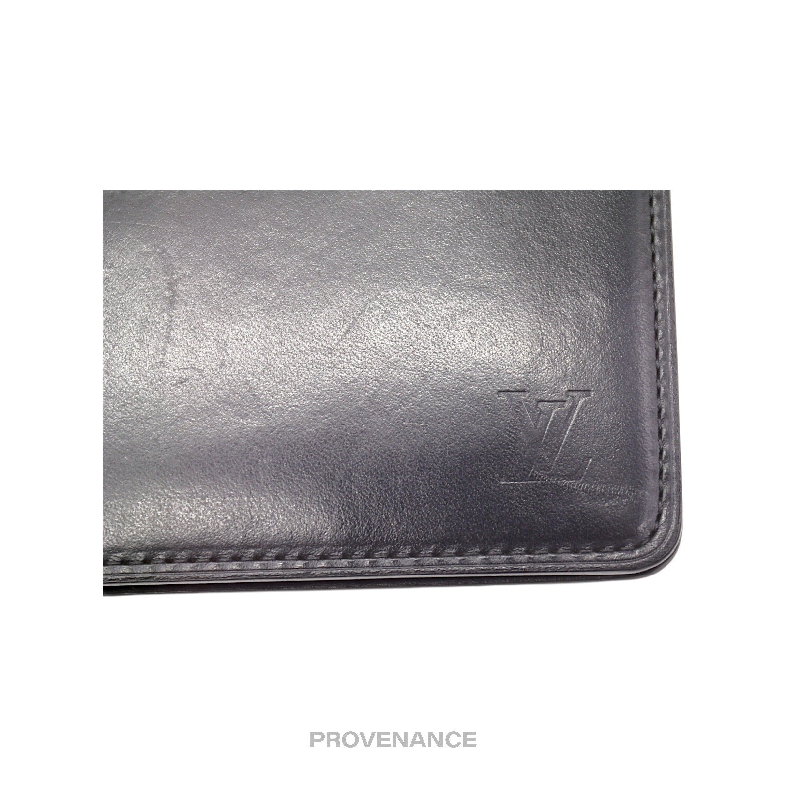 Louis Vuitton 10CC Tall Bifold Wallet - Nomade Noir Black - 10