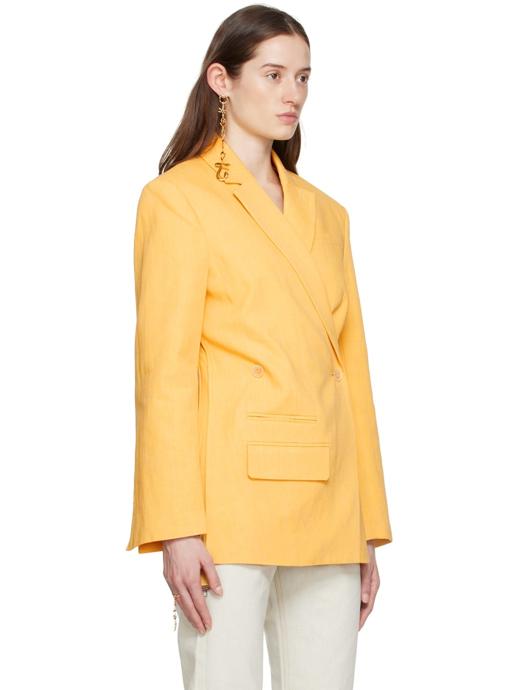 Yellow 'La Veste Tibau' Blazer - 2