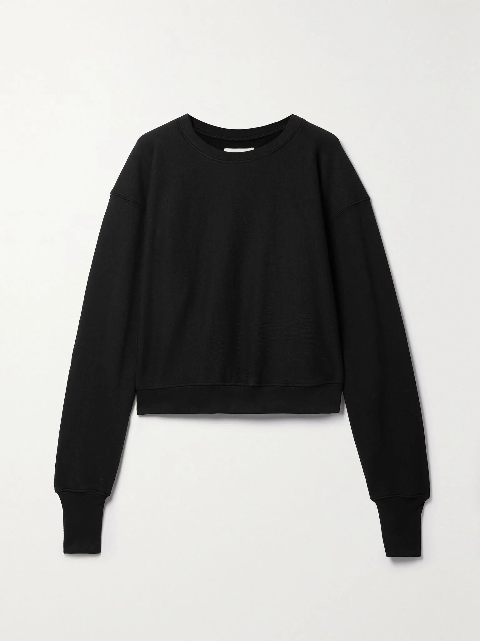 Ryder cotton-jersey sweatshirt Black - 1
