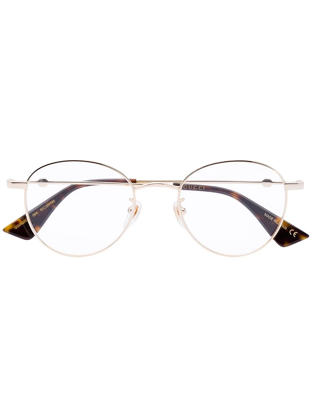 bee detail round-frame glasses - 1