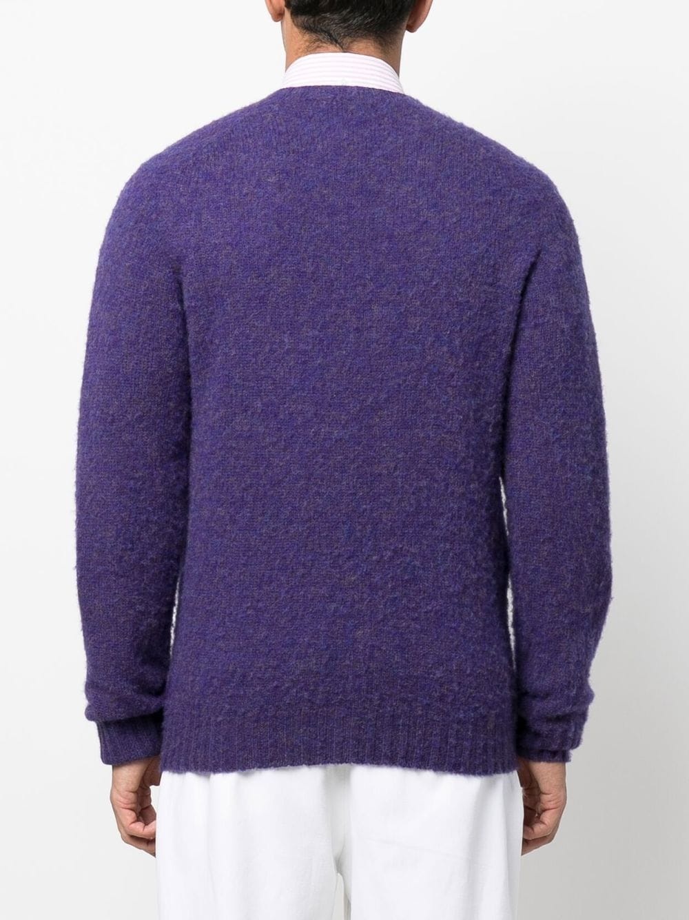 HUTCHINS wool crew-neck jumper - 4