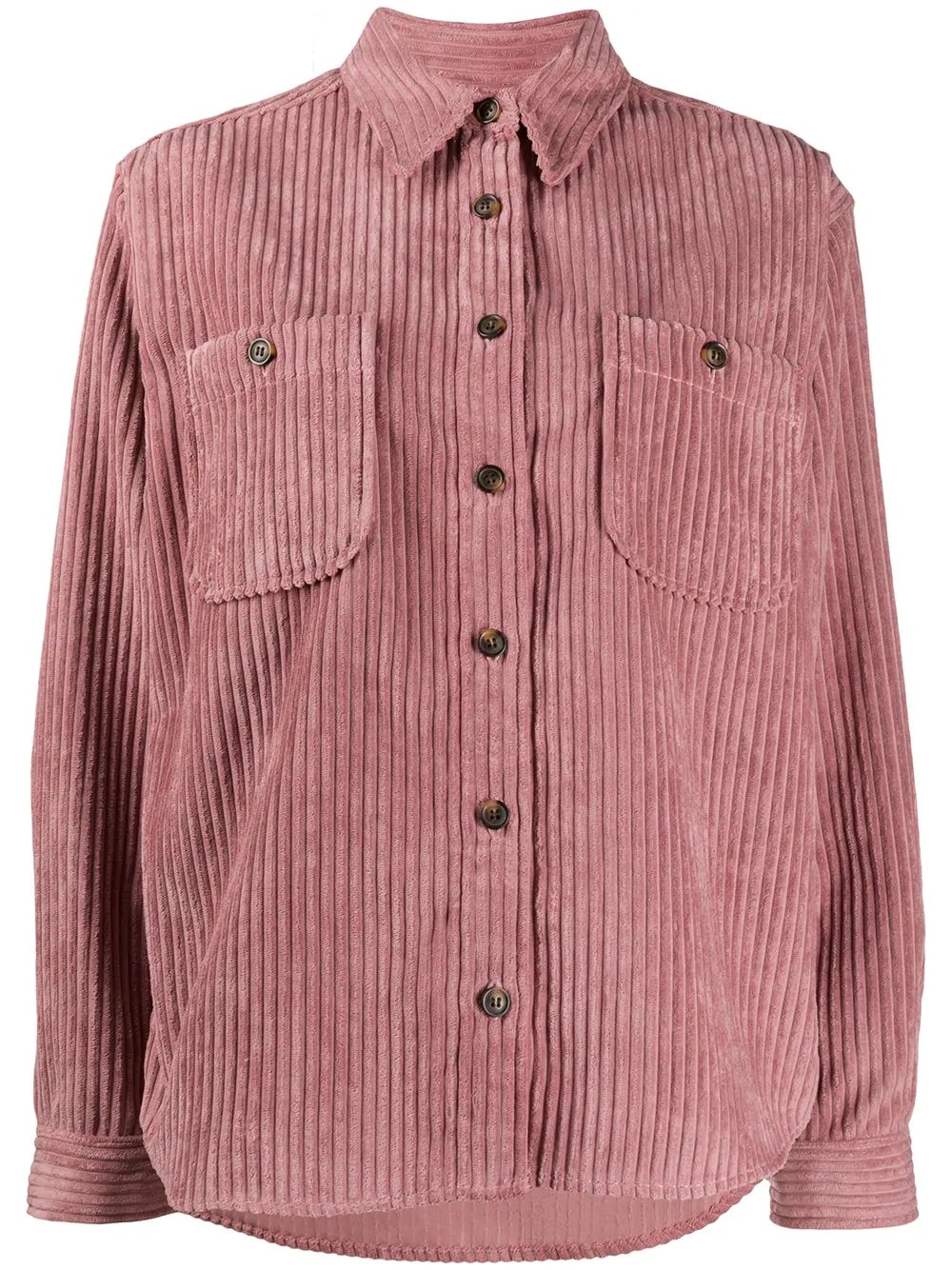 corduroy button shirt - 1