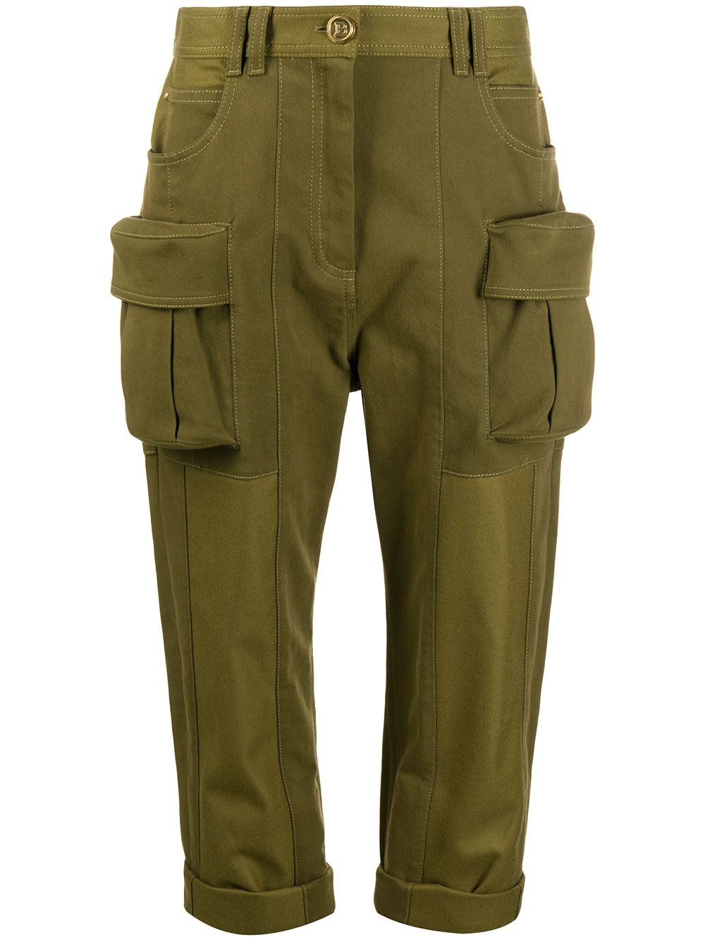 cargo boyfriend-fit trousers - 1