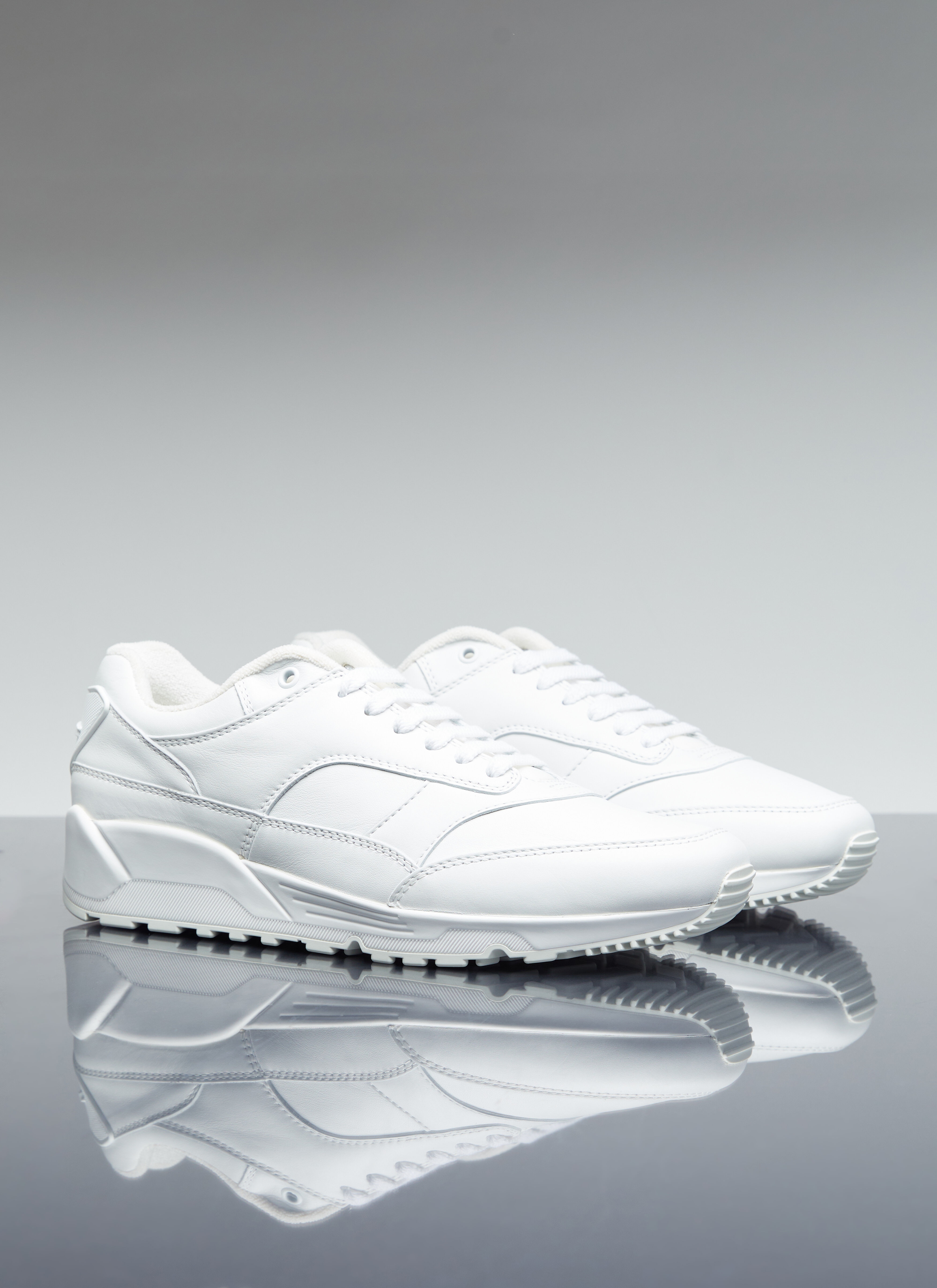 Bump Leather Sneakers - 3