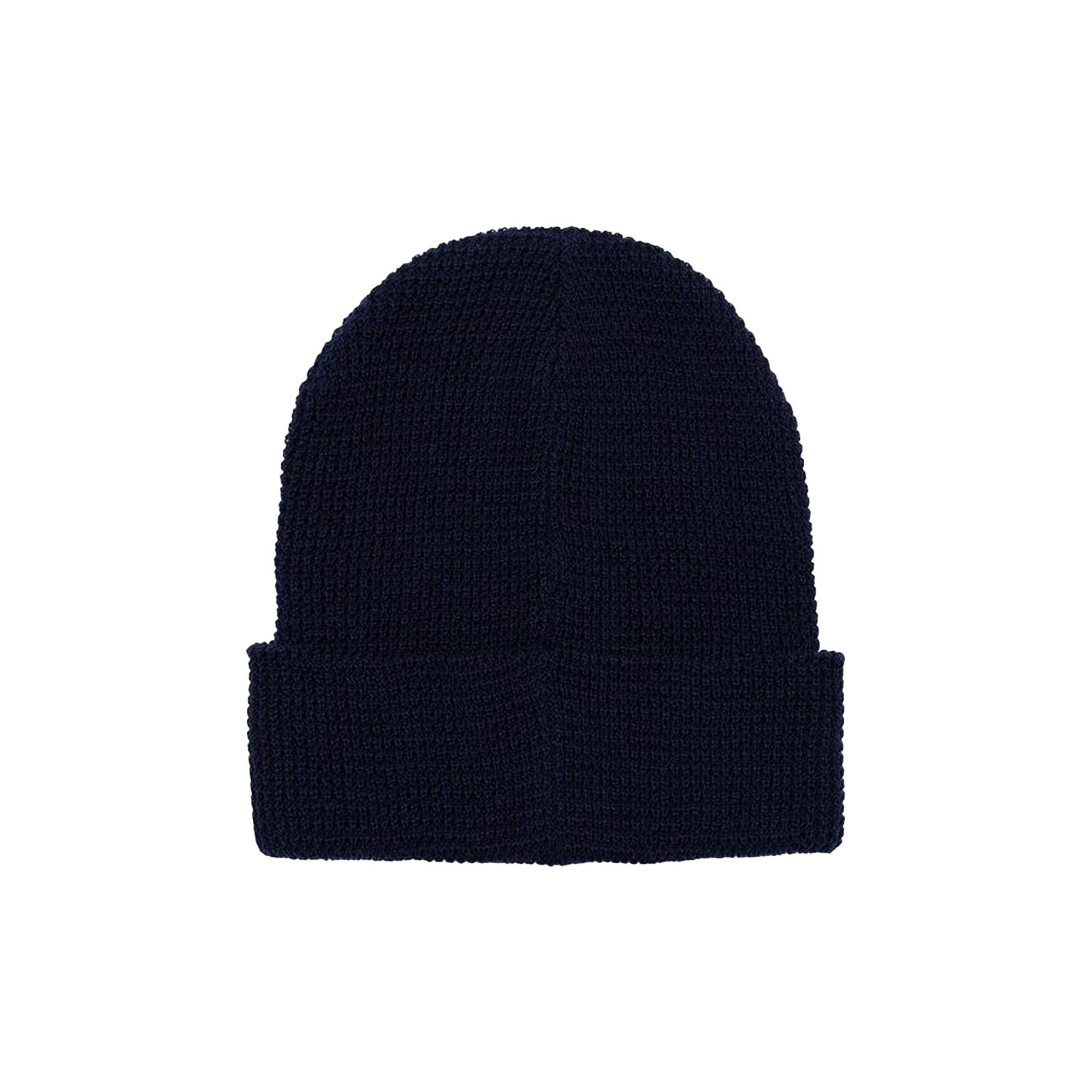 Human Made ❤️ Waffle Beanie cotton NAVY Human Made Human Made Waffle Beanie 'Navy' | goat | REVERSIBLE
