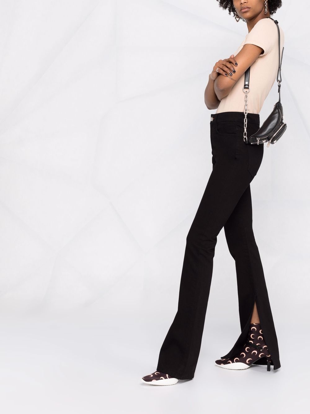 high-rise flared jeans - 4