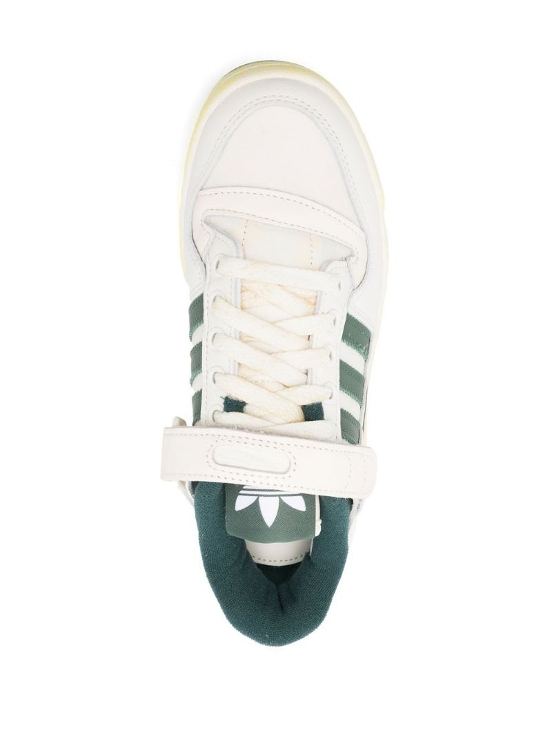 logo-print low-top sneakers - 4