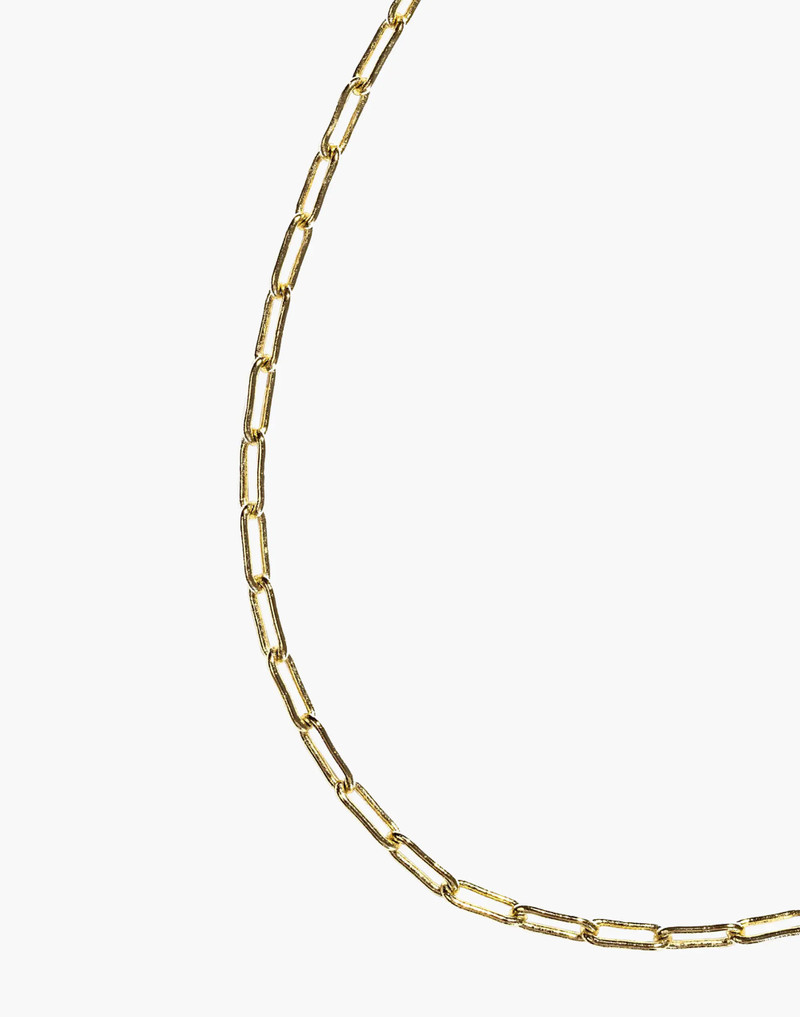 Iris 1956 Jewelry Gold Filled Petite Paperclip Chain 1