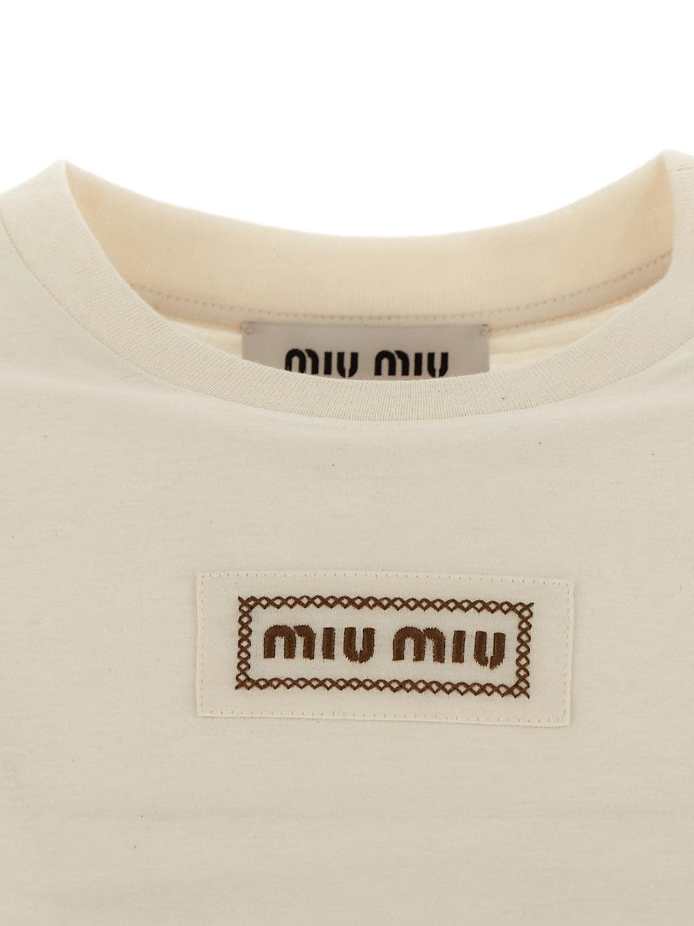 Miu Miu Cotton T-shirt | oluxury | REVERSIBLE