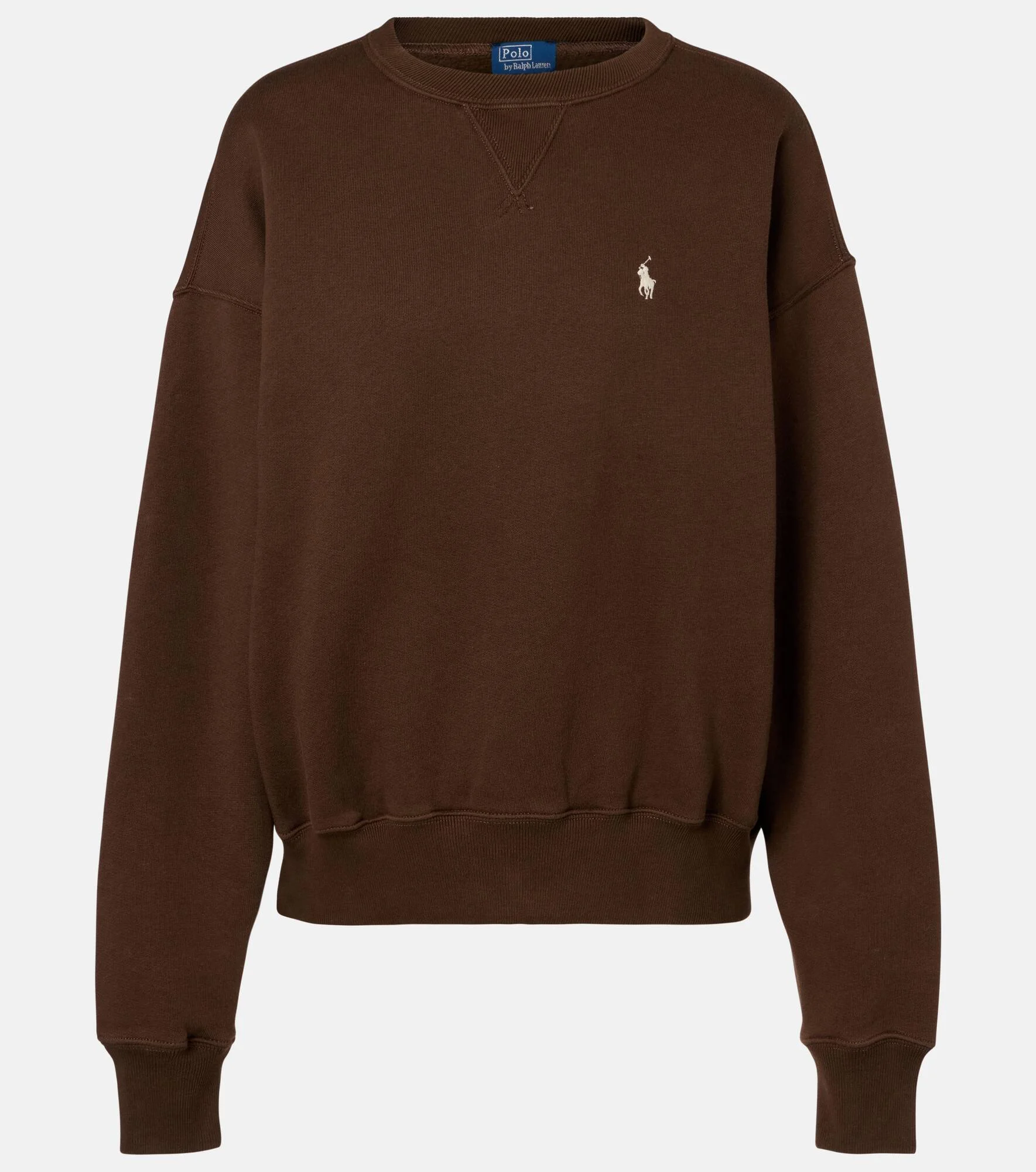 Logo cotton-blend jersey sweatshirt - 1