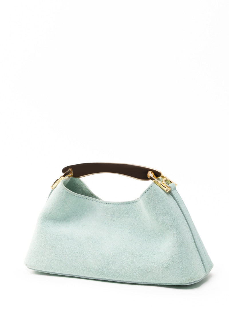 Elleme Mini Boomerang Suede Turquoise outlook
