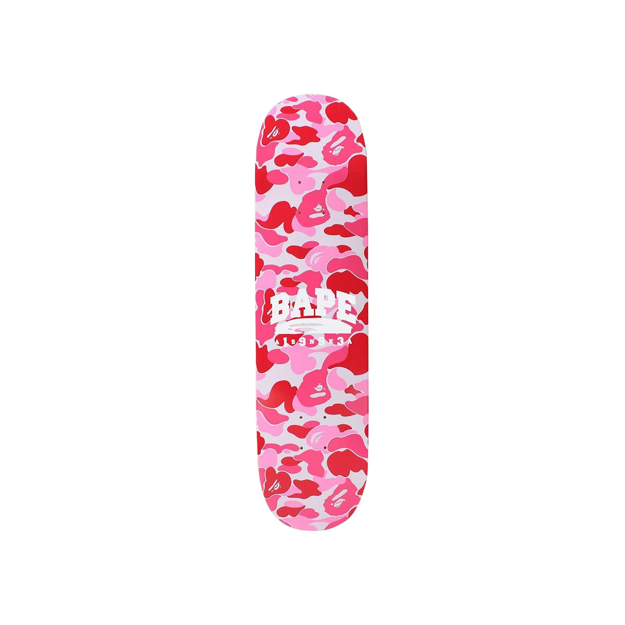 BAPE ABC Camo Skateboard 'Pink' - 1