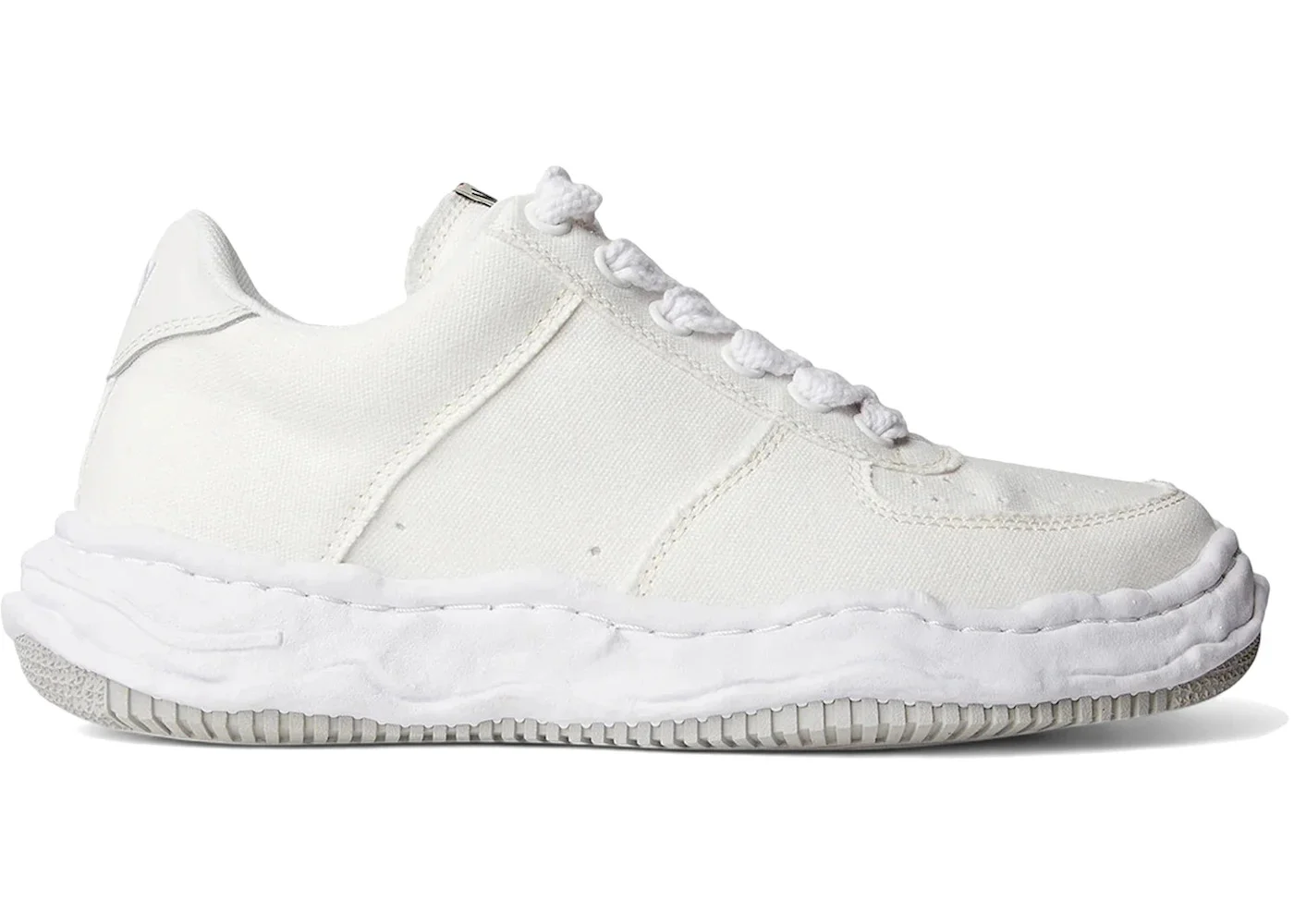 Maison Mihara Yasuhiro Wayne OG Sole Canvas Low White - 1