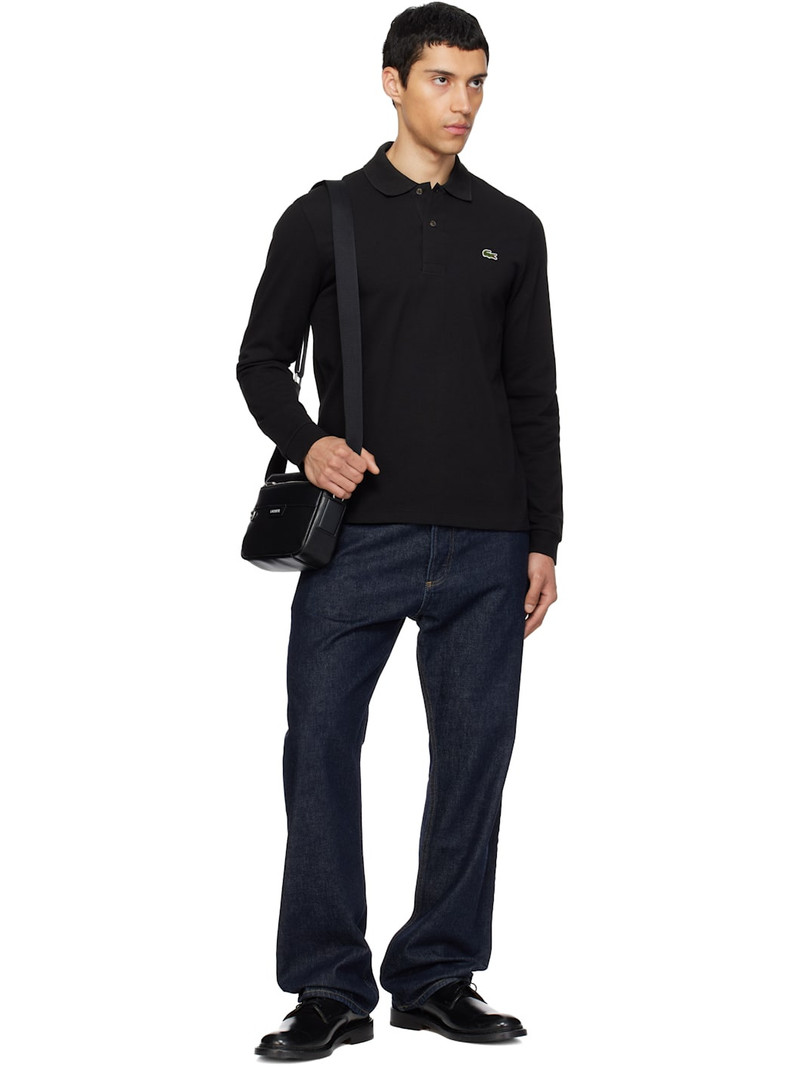 Black Ossian Leather Reporter Bag 4