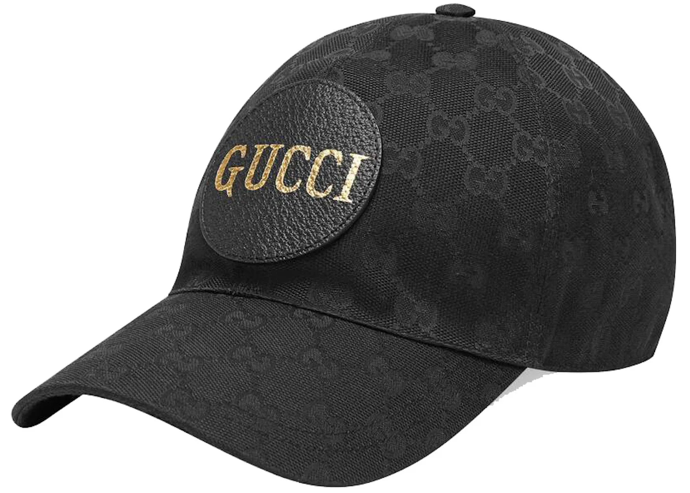 Gucci unisex black canvas baseball hat Gucci GG Canvas Black Baseball Cap – The Luxury Exchange PDX main image 2