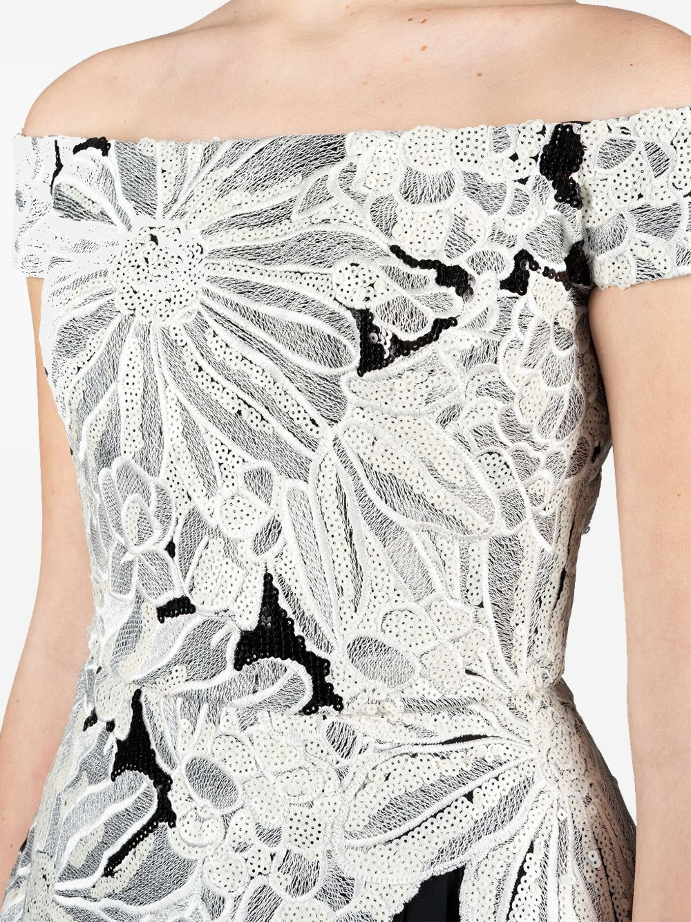 sequin-embellished dress - 5