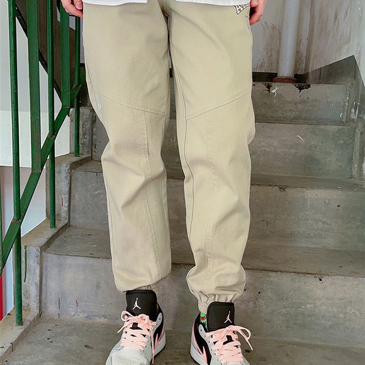 (WMNS) Converse All Star Drawstring Pants 'Beige' 10024887-A01 - 3