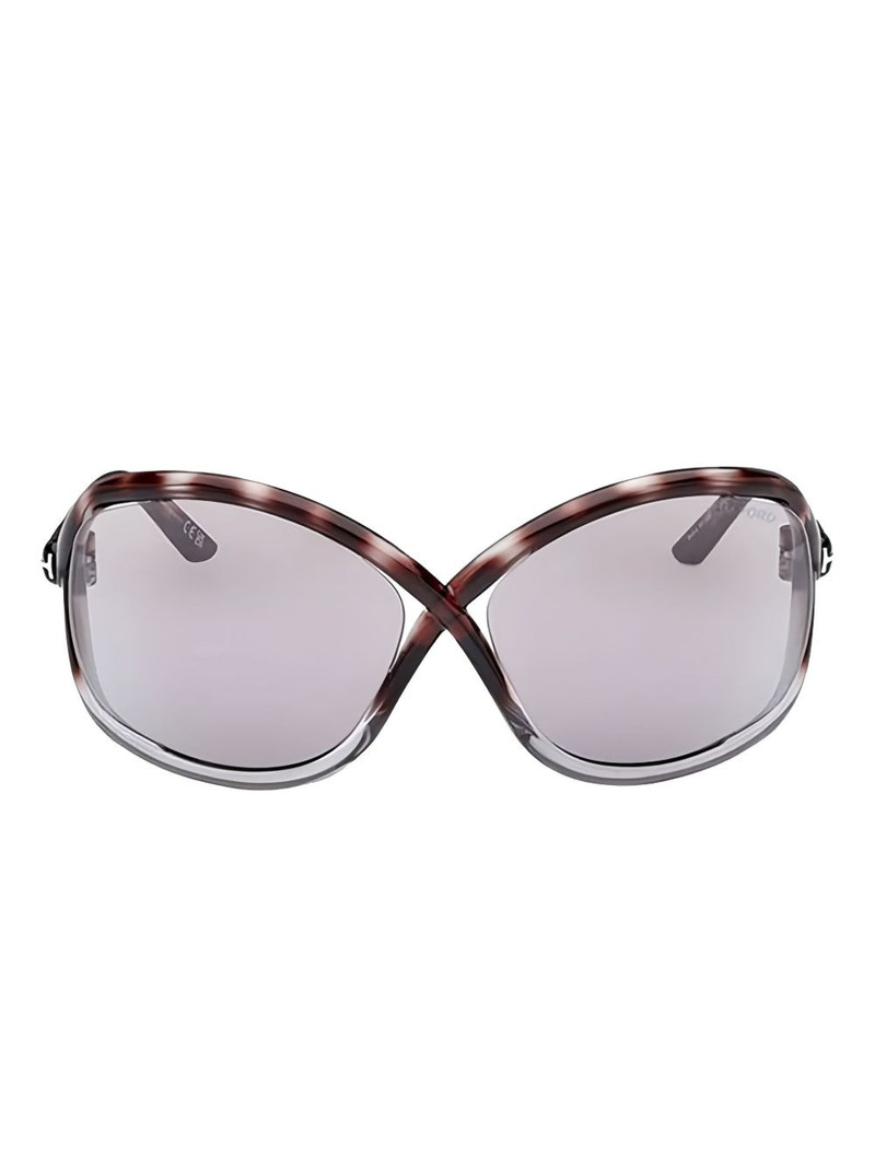 geometric-frame sunglasses 1