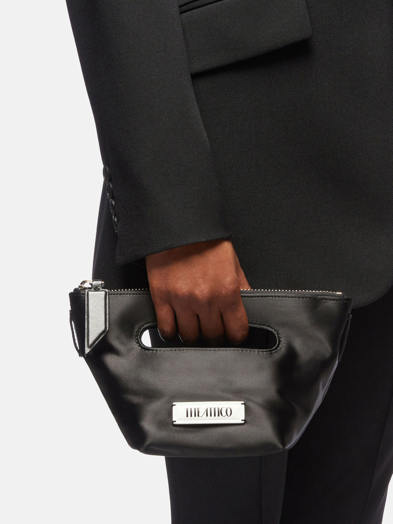 ''VIA DEI GIARDINI 15'' BLACK TOTE BAG 2