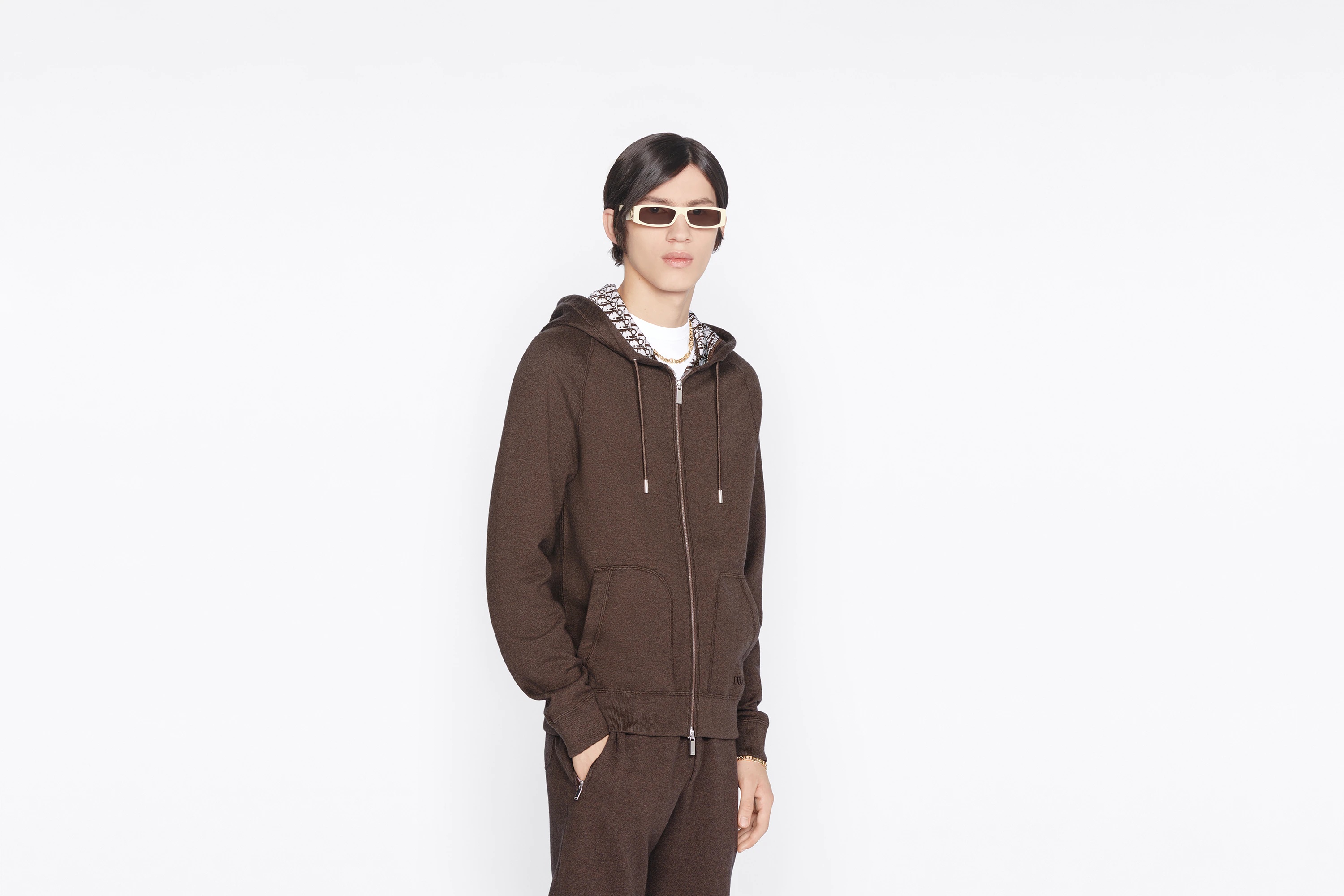 Zipped Hooded Sweatshirt - 4