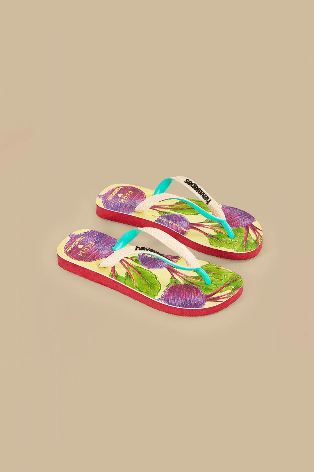 Radish Havaianas Sandals - 1