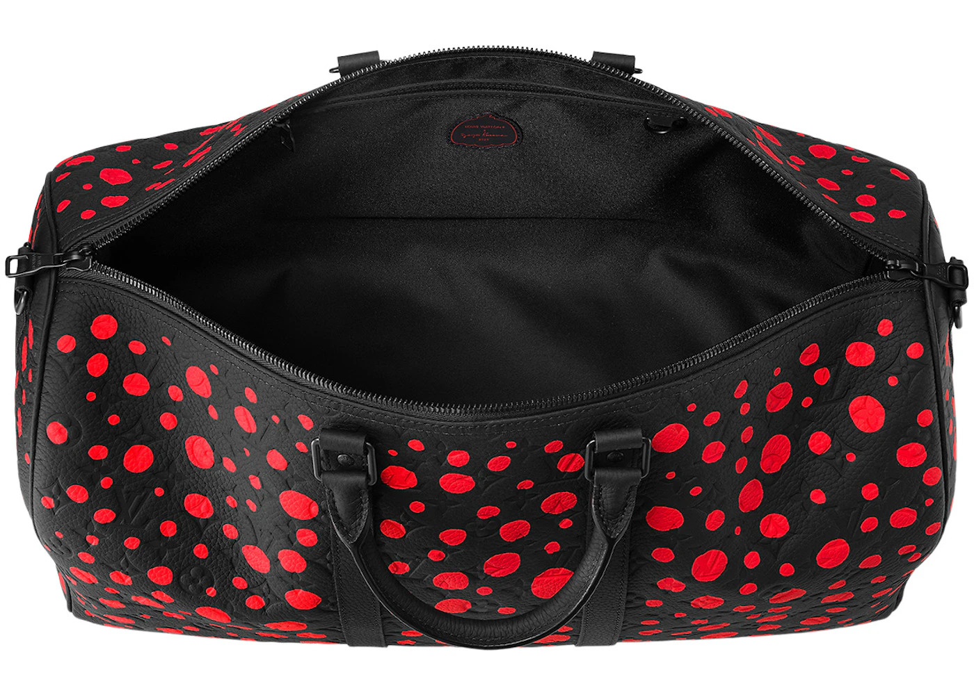 Louis Vuitton x Yayoi Kusama Keepall 50 Black/Red - 3