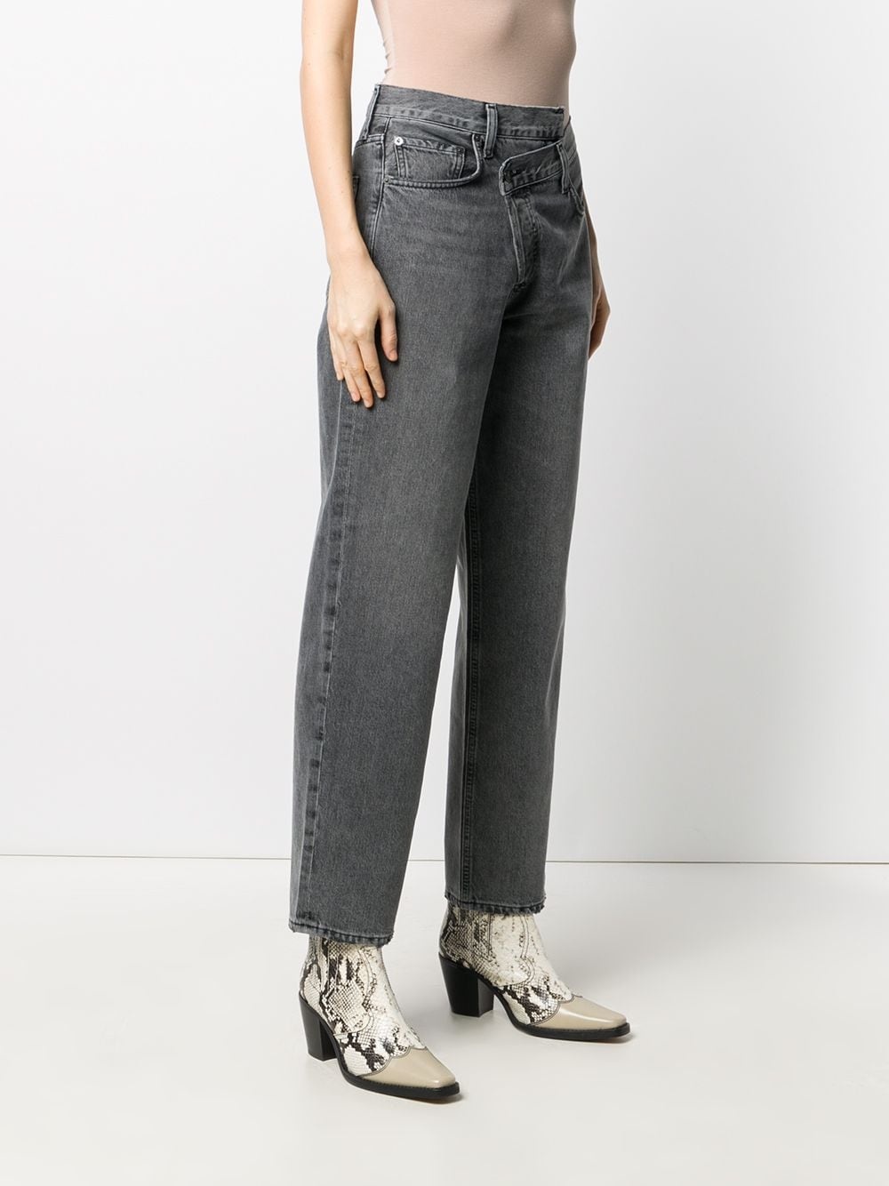 Criss Cross straight-leg jeans - 3