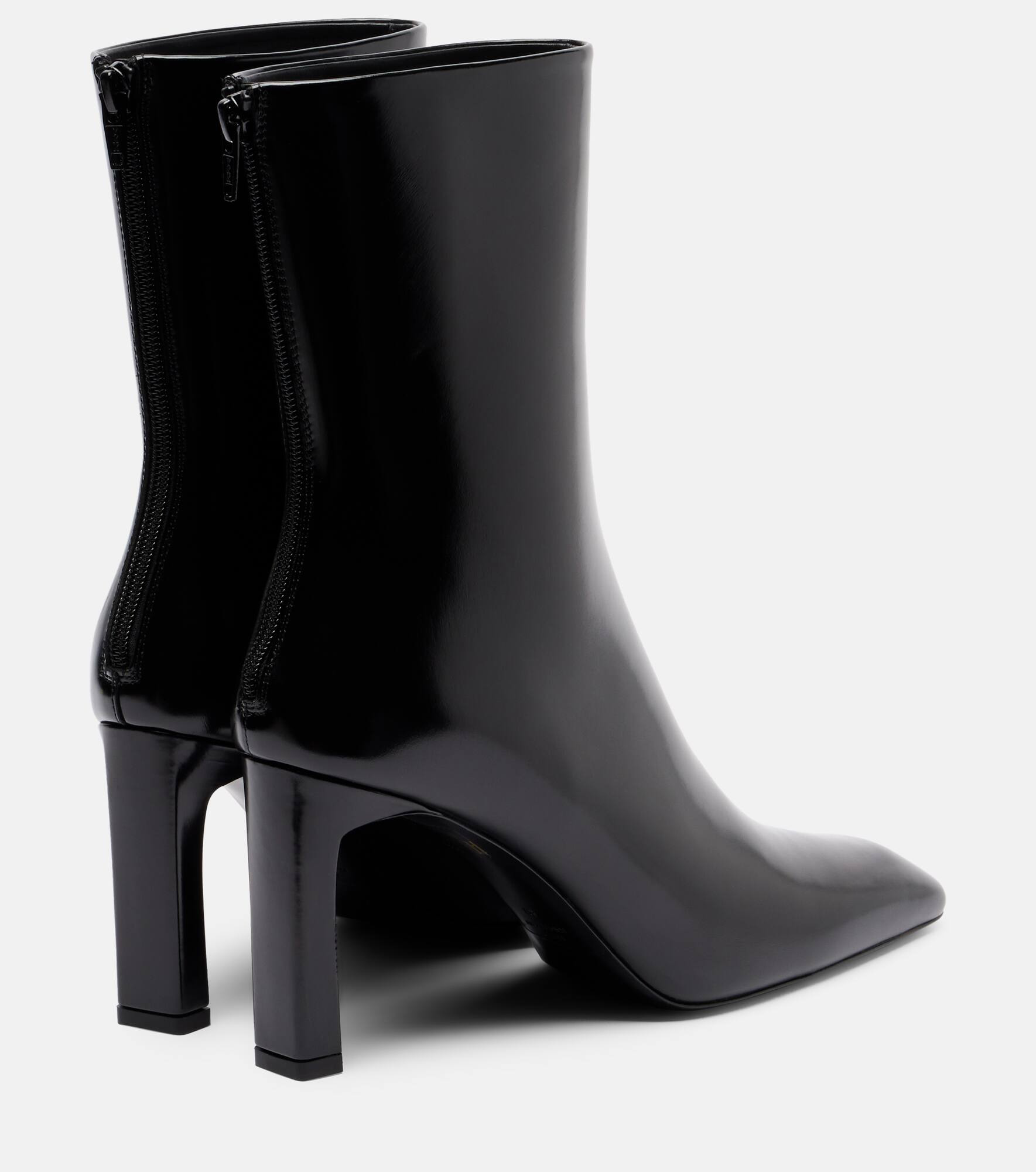 Patent leather ankle boots - 2