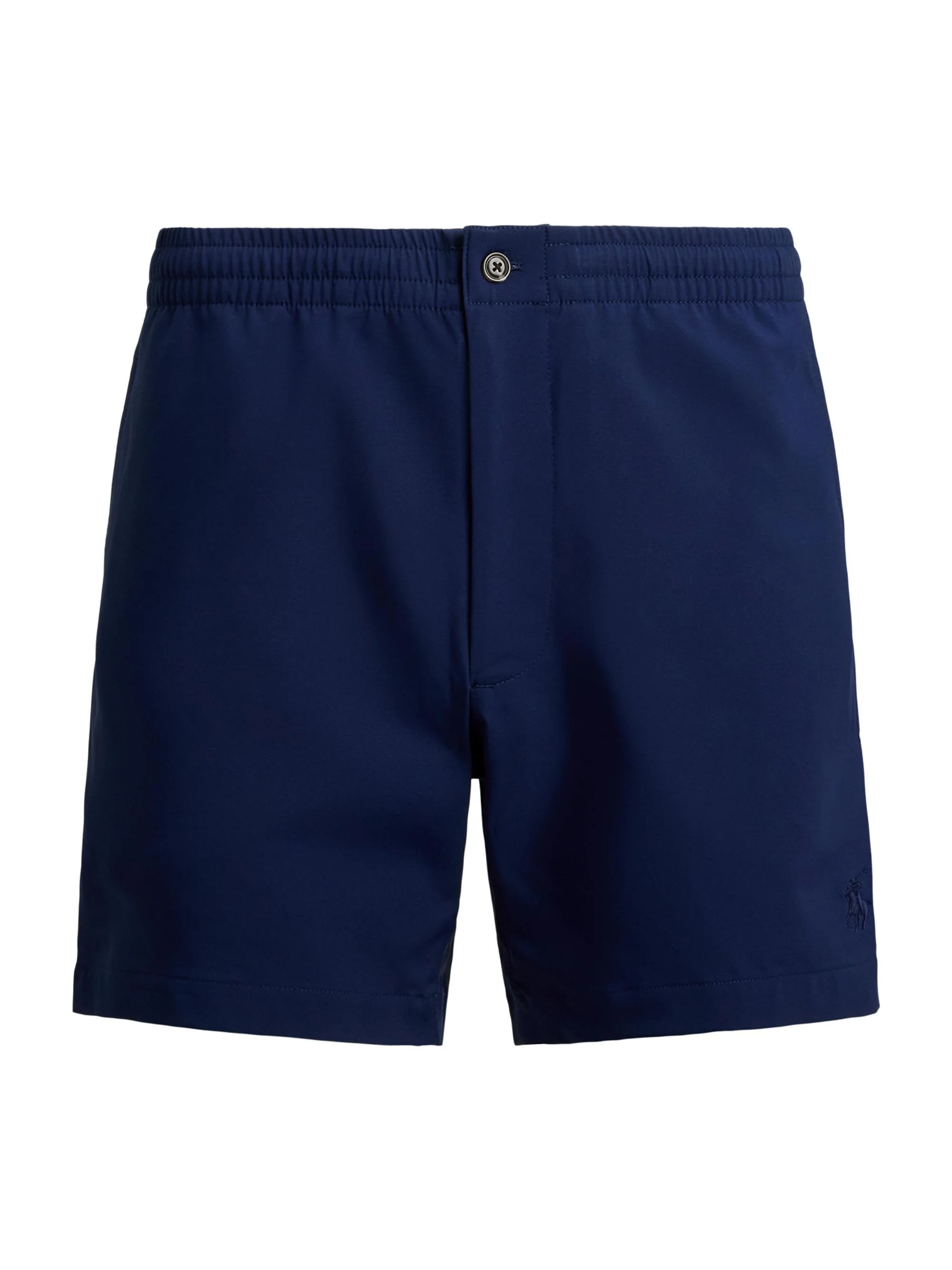 Men's Elasticized Waistband Mid-Rise Trunks - Polo Black Tonal - 1