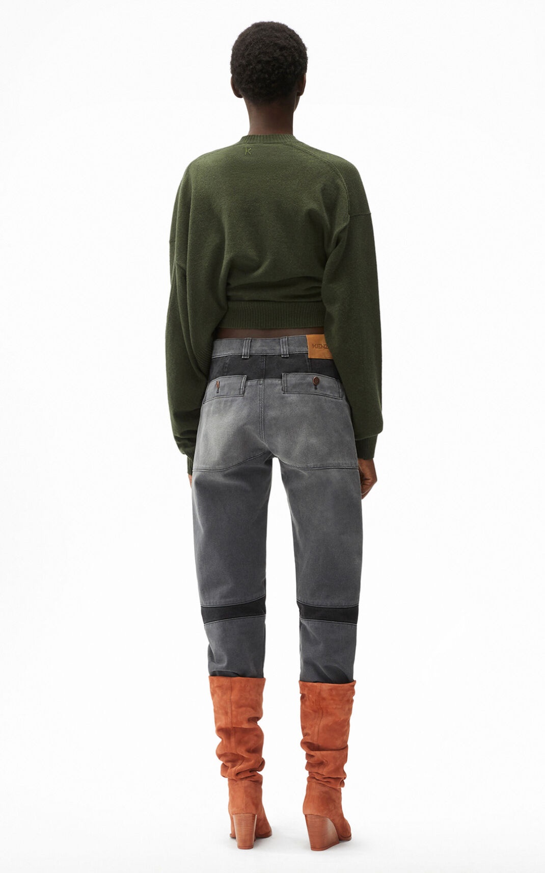 Draped merino wool jumper - 4