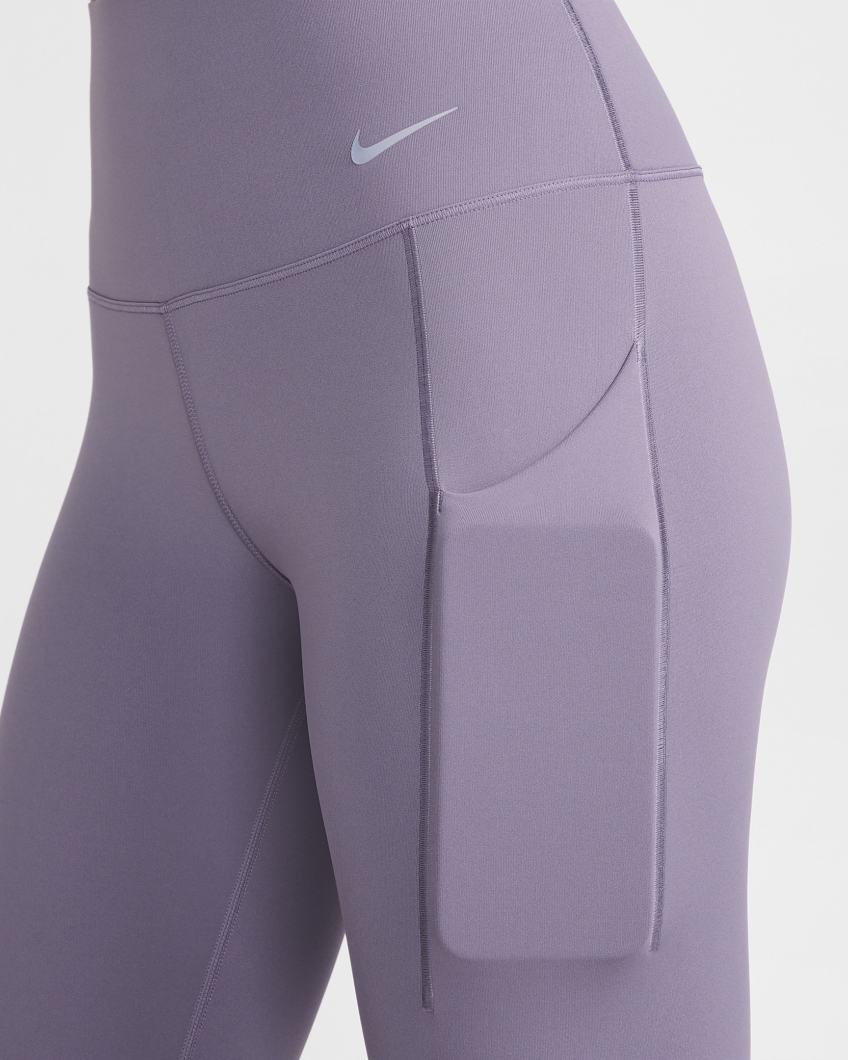 Nike Women's Universa Medium-Support High-Waisted 7/8 Leggings with Pockets - 7