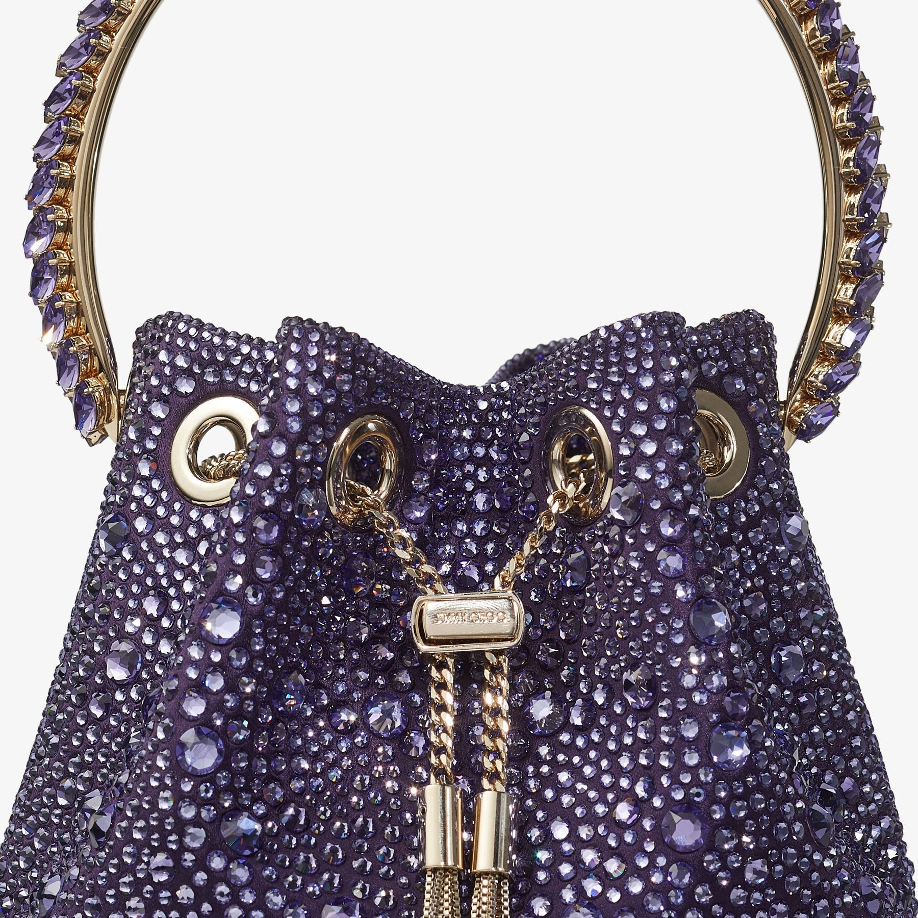Bon Bon
Cassis Satin Bag with Swarovski Crystals - 3