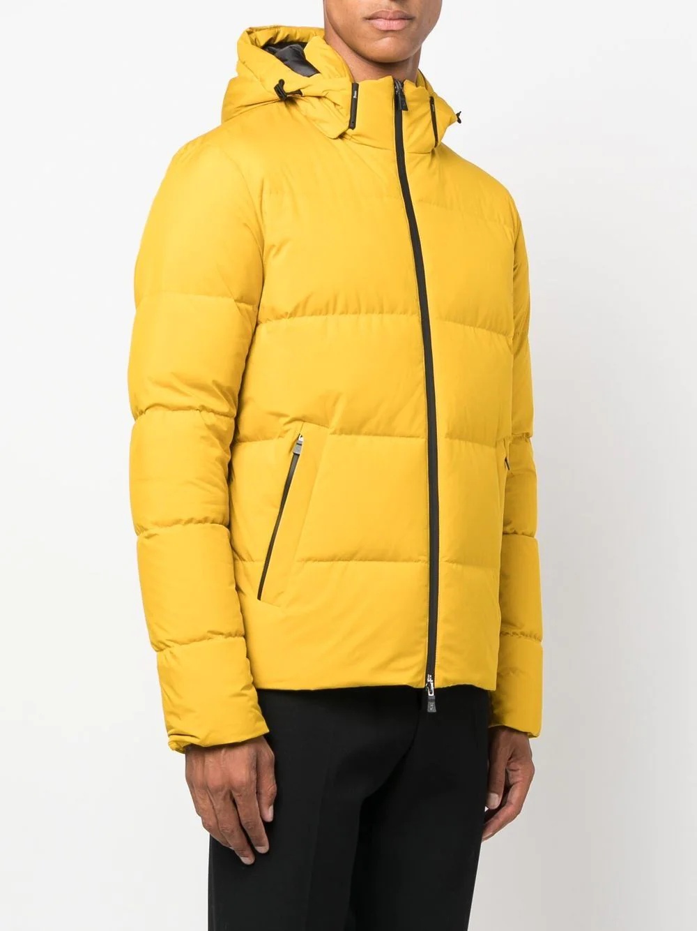 hooded zipped padded jacket - 3